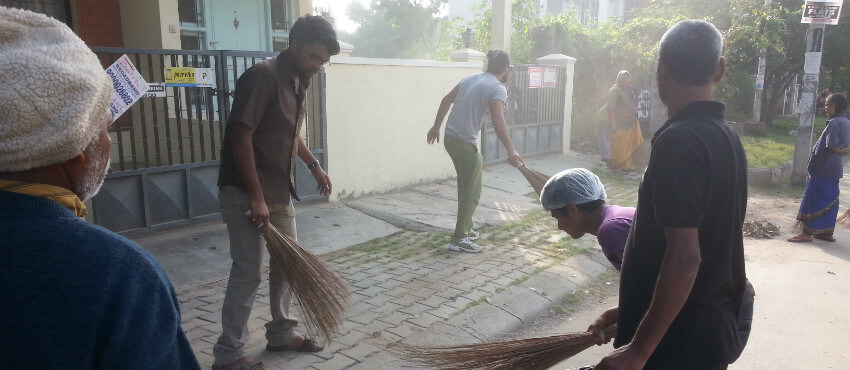 AMT team participating in Swachh Bharat clean-up drive 3