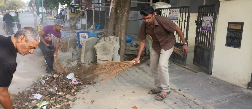 AMT team participating in Swachh Bharat clean-up drive 4